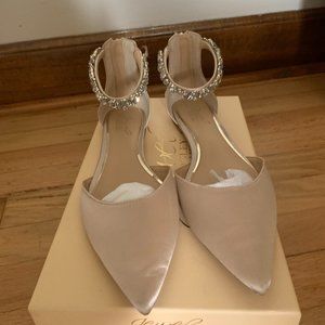 Jewel Badgley Mischka Dress Shoes, Size 7 1/2